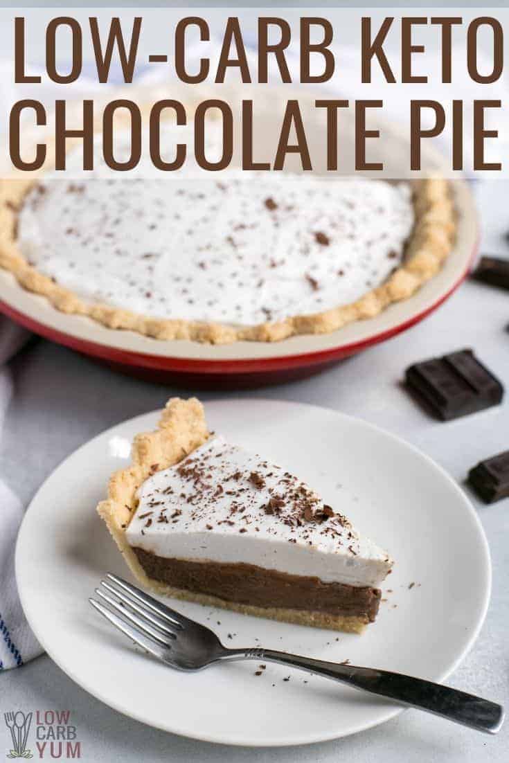 Low Carb Chocolate Pie Recipe