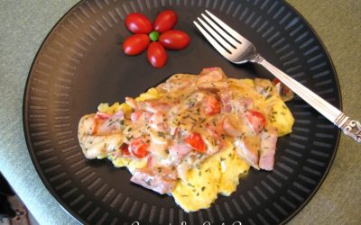 Scrambled Eggs with Tarragon Cream