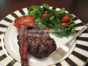 Grilled Ostrich Chopped Steak