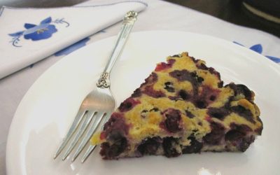 Low Carb Blueberry Buckle