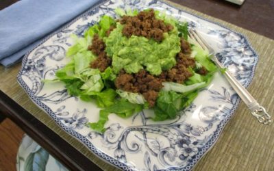 Holy Moly Beef Guacamole Salad