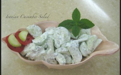 Iranian Mint-Cucumber Salad