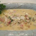 Grilled Steelhead Trout Chowder