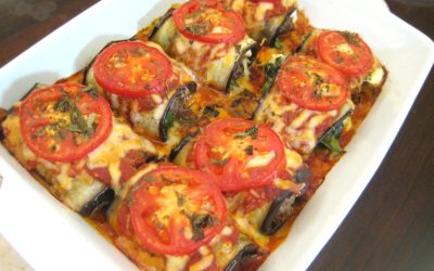 Eggplant-Sausage Rollatini