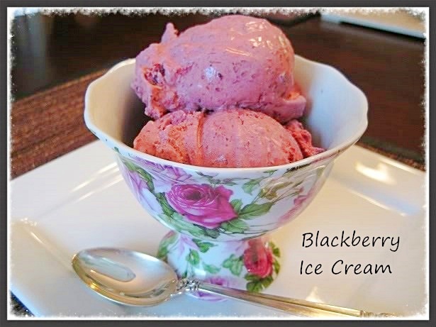 Blackberry Ice Cream