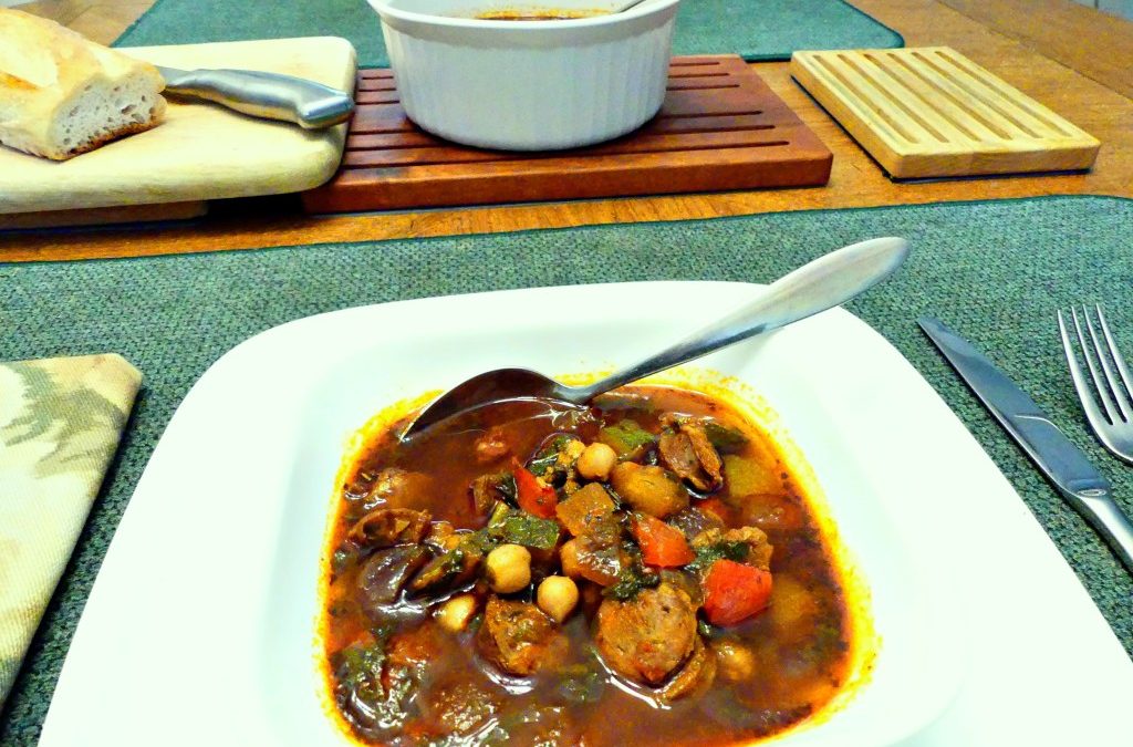 Italian Sausage – Chickpea Soup